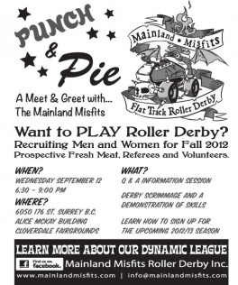 The Mainland Misfits are holding an info night, Sept. 12