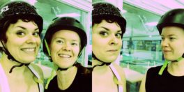InterStella Burst and Beverly Bonecrusher guest coach at Raw Meat Roller Skating!